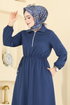 Dress 2029FON792-MS Light Navy Blue - Thumbnail