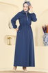 Dress 2029FON792-MS Light Navy Blue - Thumbnail