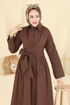 Dress 202ART1138-MS Brown - Thumbnail