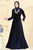 Dress 2047MEY846-MS Navy Blue - Thumbnail