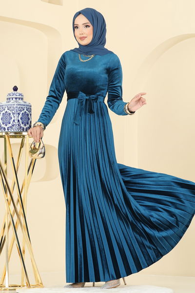 M.E.Y. - Dress 2047MEY846-MS Petroleum - 395991