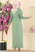 Dress 211440TPK1167-MS Almond Green - Thumbnail