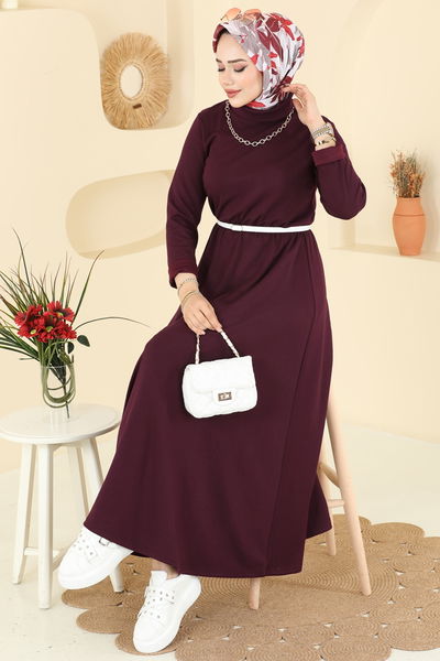 M.P.R. - Dress 21201MPR1163-MS Burgundy - 412243