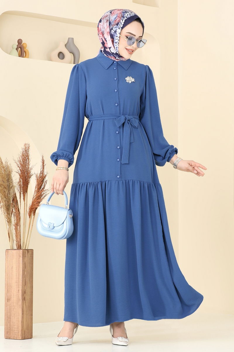 Dress 2123MP806-MS Indigo