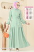 الفستان اخضر فاتح 2123MP806-MS - Thumbnail