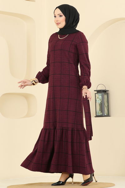 U.K.B. - الفستان خمري 22009UKB139-MS - 417507