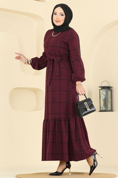 U.K.B. - الفستان خمري 22009UKB139-MS - 417508