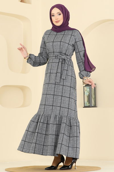 U.K.B. - Dress 22009UKB139-MS Gray - 417521