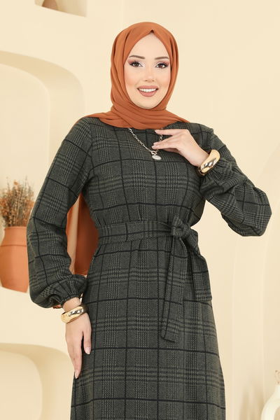 U.K.B. - Dress 22009UKB139-MS Khaki - 417517