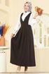 DRESS 22021UKBK1160-MS Brown - Thumbnail