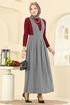 DRESS 22021UKBK1160-MS Gray - Thumbnail