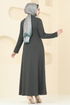 Dress 22026UKB139-MS Khaki - Thumbnail