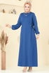 الفستان ازرق 23001UKB139-MS - Thumbnail