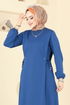 الفستان ازرق 23001UKB139-MS - Thumbnail
