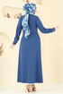 الفستان ازرق 23008UKB139-MS - Thumbnail