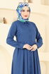 الفستان ازرق 23008UKB139-MS - Thumbnail