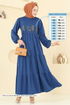 Dress 23010UKB139-MS Indigo - Thumbnail