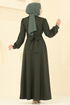 Dress 23030UKB139-MS Khaki - Thumbnail