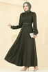 Dress 23030UKB139-MS Khaki - Thumbnail