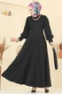 الفستان أسود 23031UKB139-MS - Thumbnail