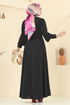 الفستان أسود 23031UKB139-MS - Thumbnail