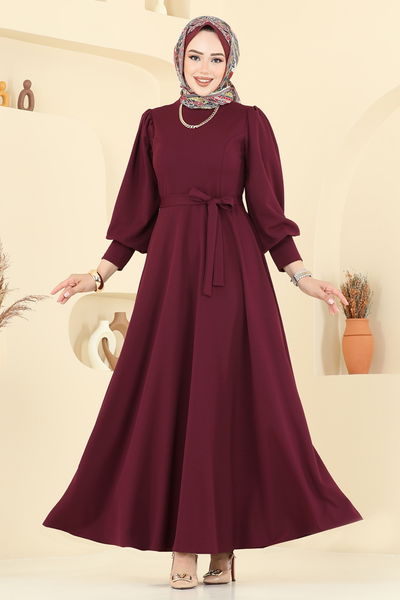 U.K.B. - Dress 23031UKB139-MS Burgundy - 394898