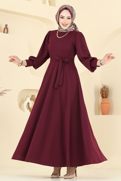 U.K.B. - الفستان خمري 23031UKB139-MS - 394899