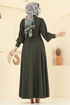 Dress 23031UKB139-MS Khaki - Thumbnail