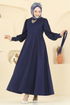 Dress 23031UKB139-MS Navy Blue - Thumbnail