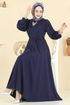 Dress 23031UKB139-MS Navy Blue - Thumbnail