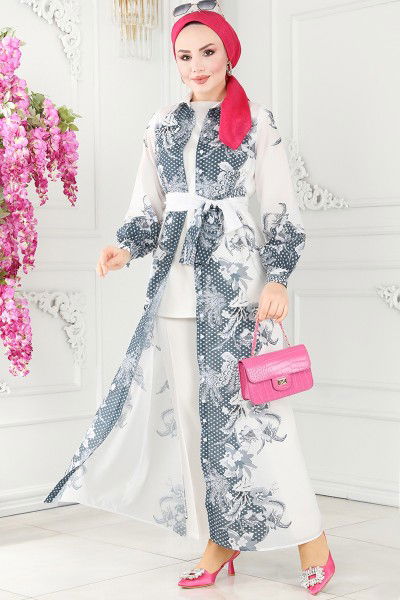 J.N.F. - Dress 23119JNF844-MS Anthracite