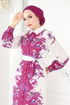 Dress 23119JNF844-MS Fuchsia - Thumbnail