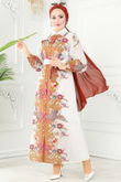 J.N.F. - Dress 23119JNF844-MS Tan