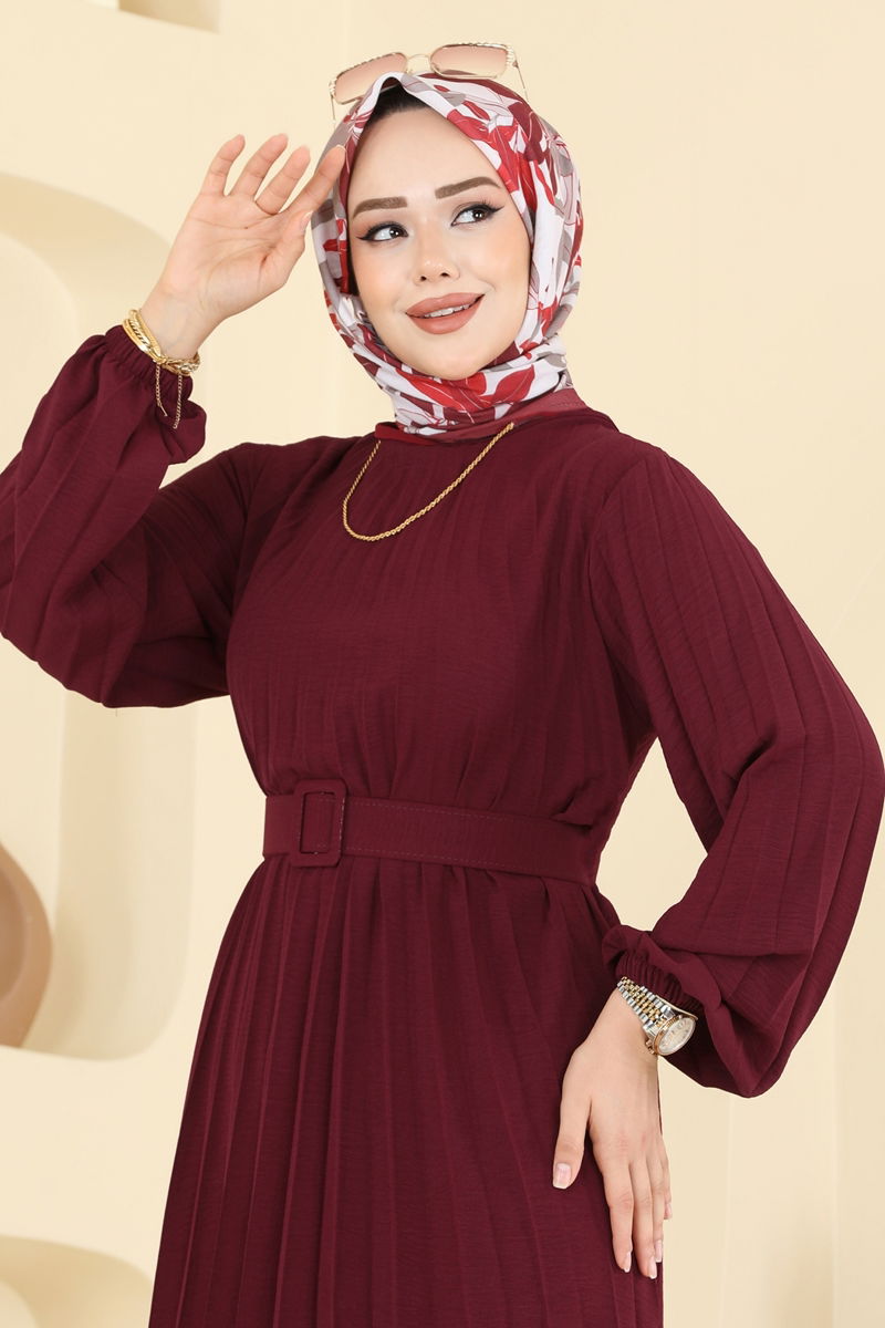 Dress 2340MSZ1172-MS Burgundy
