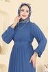 Dress 2340MSZ1172-MS Indigo - Thumbnail