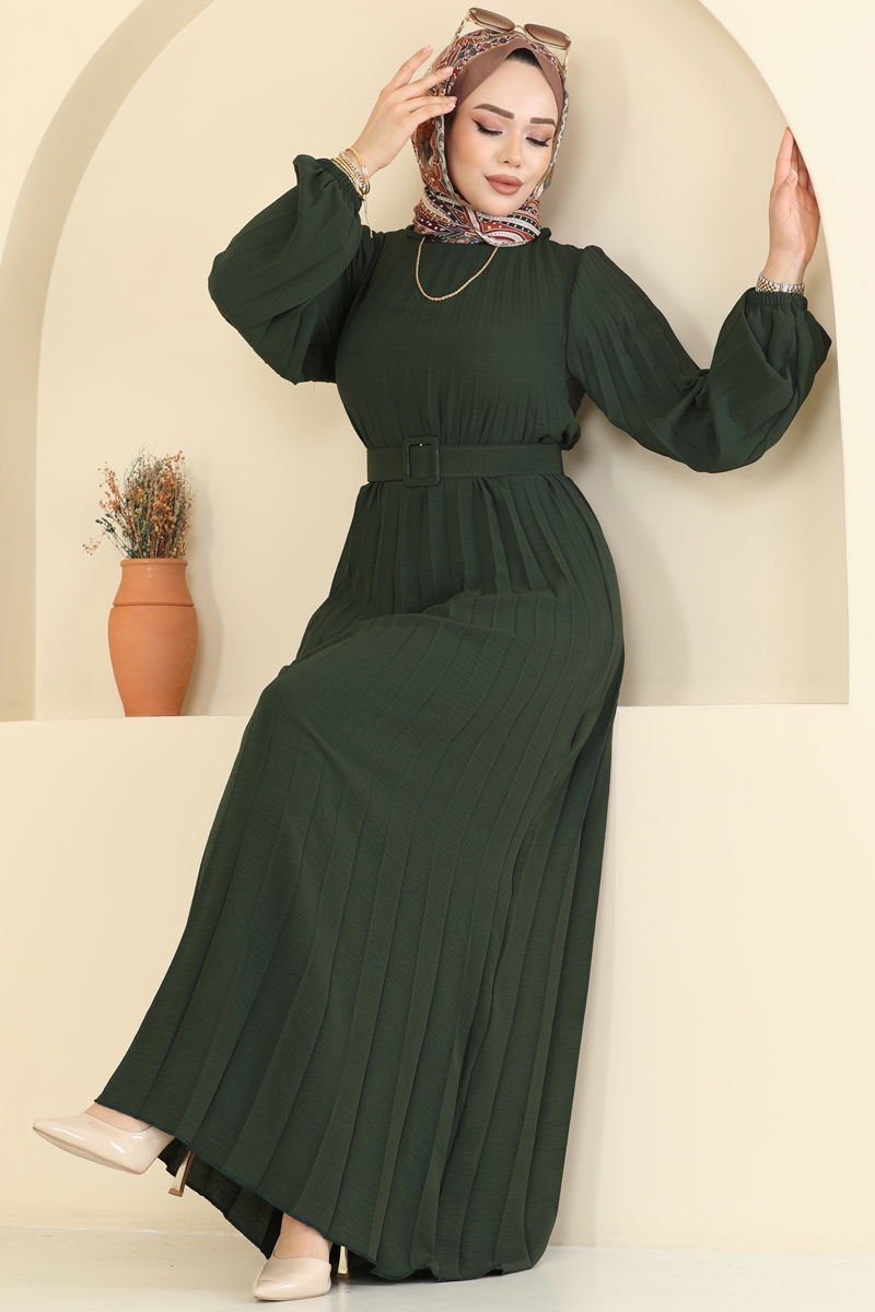 Dress 2340MSZ1172-MS Khaki