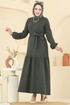 Dress 24002UKB139-MS Khaki - Thumbnail
