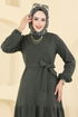 Dress 24002UKB139-MS Khaki - Thumbnail