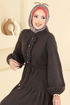 الفستان بني 24004UKB139-MS - Thumbnail
