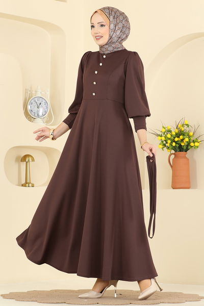 U.K.B. - Dress 24007UKB139-MS Brown - 418048