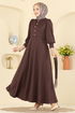 Dress 24007UKB139-MS Brown - Thumbnail