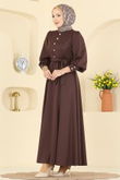 U.K.B. - Dress 24007UKB139-MS Brown