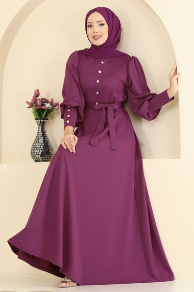 U.K.B. - Dress 24007UKB139-MS Damson - 418056