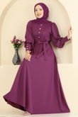 U.K.B. - Dress 24007UKB139-MS Damson
