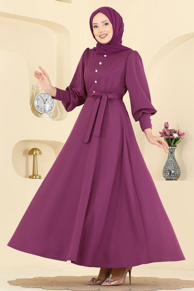 U.K.B. - Dress 24007UKB139-MS Damson - 418058