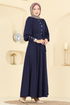 Dress 24007UKB139-MS Navy Blue - Thumbnail