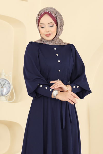 U.K.B. - Dress 24007UKB139-MS Navy Blue - 418054