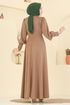 الفستان بيج 24007UKB139-MS - Thumbnail