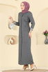Dress 24008UKB139-MS Gray - Thumbnail