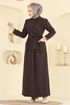 Dress 24012UKB139-MS Brown - Thumbnail